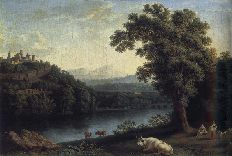 Jakob Philipp Hackert Landscape with River china oil painting image